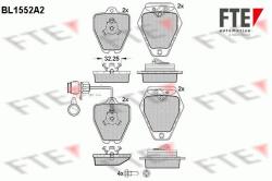 FTE set placute frana, frana disc FTE 9010241 (9010241)
