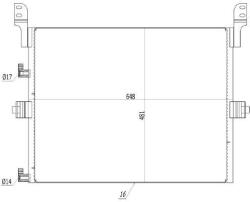 MTR Condensator, climatizare MTR 13054442 (13054442)