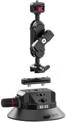 Ulanzi Ventuza Ulanzi SC-02 4.5" cu pompa si sina NATO