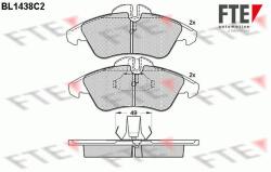 FTE set placute frana, frana disc FTE 9010189 (9010189)