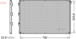 DENSO Condensator, climatizare DENSO DCN99078 (DCN99078) - automobilus