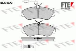 FTE set placute frana, frana disc FTE 9010162 (9010162)