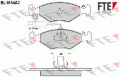 FTE set placute frana, frana disc FTE 9010276 (9010276)
