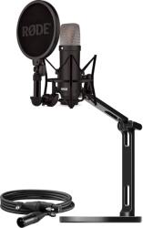 RØDE NT1 Signature + XLR cable + desktop studio arm black