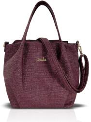 ZELLIA Női Válltáska Zlb324 Bordó - Shimmer - (ZLK-zlb324-31038836)
