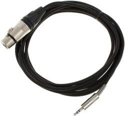 Pro Snake Cablu cameră Pro Snake XLR mamă - Jack 3, 5 mm stereo tată, 3 m (256972)