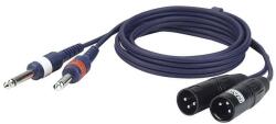 DAP-Audio Cablu audio DAP Audio FL443, 2x XLR tată - 2x Jack 6, 3 mm, 3 m (59044)
