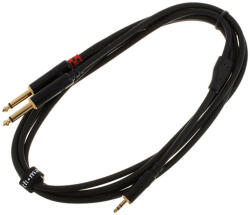 Pro Snake Cablu Y pro snake, 2x Jack mono 6, 3 mm la Jack stereo 3, 5 mm, 1, 5 m (225441)