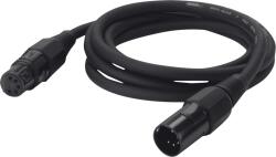 DAP-Audio Cablu DMX DAP FL086, 6 m, XLR 5 pini, tată-mamă, negru (60255)