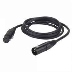 DAP-Audio Cablu DMX 512 DAP Audio FL093, XLR 3P tată-mamă, 3 m (60464)