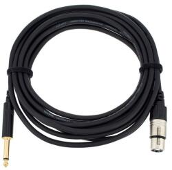  Cablu microfon Cordial CCM 5 FP, XLR mamă-Jack 6, 3 mm tată, 5 m