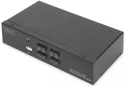 ASSMANN ASSMANN DS-12880 KVM Switch 4 Port Single Display 4K HDM (DS-12880)