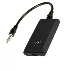 Techstar Receptor Transmitator Bluetooth Techstar® J40, Bluetooth 5.0, Microfon Incorporat, CVC, AUX, Acumulator Incorporat, MicroUSB (SKU2387)