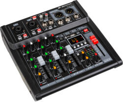 JB Systems Live 4 mixer analog fara amplificare cu 4 canale cu player USB si Bluetooth