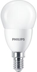 Philips led izzó e14/60w/matt kisgömb 212587