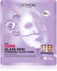 L'Oréal Revitalift Filler Glass Skin hidrogél maszk élénkítő hatással 25 g