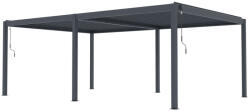 G21 Austin Premium 6x4 m bioklimatikus pergola, antracit alumínium (BP-G21-6X4M)