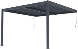 G21 Trenton Premium 4x4 m bioklimatikus pergola, antracit alumínium (BP-G21-4x4x2,6-ALU) - plazaweb