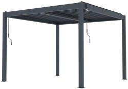 G21 Austin Premium 3x3 m bioklimatikus pergola, antracit alumínium (BP-G21-3X3M_ALU) - plazaweb