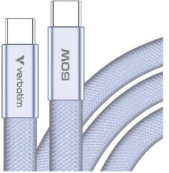 Verbatim USB Type C Type C SoftTouch Töltő/adatkábel PD3.0 60W Lila 1.2m SP116272 (SP116272)