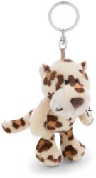 NICI Breloc Leopard NICI 10cm - bej, cu inel metalic pentru rucsac si geanta (56419780)