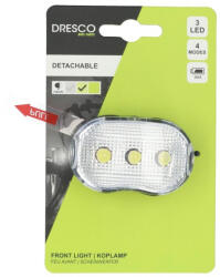 DRESCO , Kerékpár Első Lámpa Led, Elemes (375251006)
