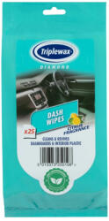 CarPlan - Triplewax Műszerfal Ápoló Kendő Citrom Illat 25db (06TDW125)