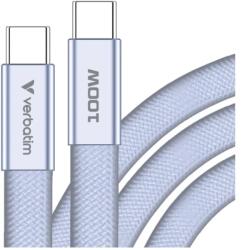 Verbatim USB Type C USB Type C SoftTouch Töltő/adatkábel 100W PD3.0 Lila 1.2m SP116275 (SP116275)