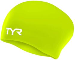 TYR - casca inot silicon par lung - Long Hair Silicon Cap - lime deschis (LCSL-327)