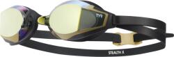 TYR - ochelari inot performanta - STEALTH-X Performance Goggles Mirrored - auriu negru (LGSTLXM-751)
