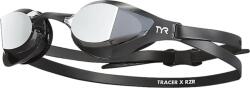 TYR - ochelari inot performanta - TRACER-X RZR Racing Goggles Mirrored - argintiu negru (LGTRXRZM-043)