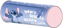 St. Majewski Penar cilindric St. Majewski Stitch - Don't Worry! Beach Happy! , cu 1 fermoar Penar