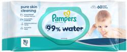 Pampers Șervețele umede pentru bebeluși Pampers - Aqua Water, 60 bucăți (1100049762)