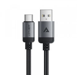 ACEFAST USB-A - USB-C kábel Acefast C20-04, 18W, 2.4A, 1.2m, fekete