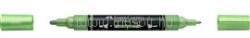 Faber-Castell Akril marker kétvégű MULTIMARK 298 Faber-Castell metál zsályazöld (FC185994) (FC185994)