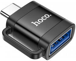 hoco. USB-C - USB-A OTG adapter Hoco UA31C, fekete