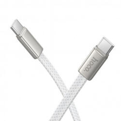 hoco. USB-C - USB-C kábel Hoco X125, 60W, 3A, 1m, fehér