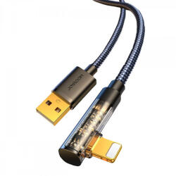 JOYROOM USB-A - Lightning kábel Joyroom S-UL012A6 ferde, 18W, 2.4A, 1.2m, fekete
