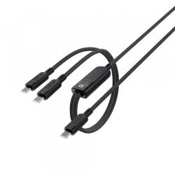 ACEFAST USB-C - 2 x USB-C kábel Acefast C5-11, 100W, 5A, 1, 2m, fekete