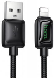 hoco. USB-A - Lightning kábel Hoco U146, 12W, 2.4A, 1.2m, fekete