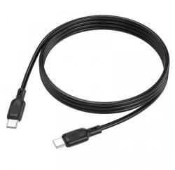 BOROFONE USB-C - USB-C kábel Borofone BX113 Lenny, 60W, 3A, 1m, fekete