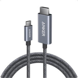 Anker Nano USB-C - HDMI videókábel, 1, 8 m, szürke A87E0H12