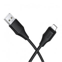 hoco. USB-A - Lightning kábel Hoco X124, 18W, 2.4A, 1m, fekete