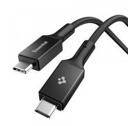 Spigen USB-C - USB-C kábel Spigen EB10010CC, 100W, 5A, 1m, fekete ACA09459