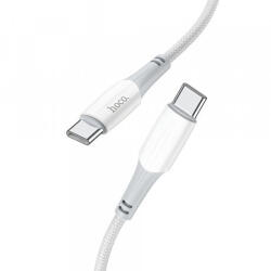 hoco. USB-C - USB-C kábel Hoco X70, 60W, 3A, 1m, fehér