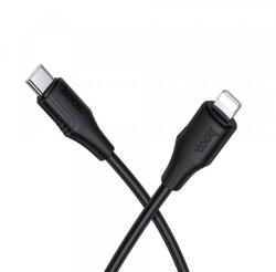 hoco. USB-C - Lightning kábel Hoco X124, 27W, 2.4A, 1m, fekete