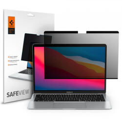Spigen Safe View mágneses képernyővédő fólia Apple MacBook Air 13 hüvelykes (2026 / (2025 / (2024 / (2022)) készülékhez AFL06253