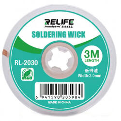 Relife RL-2030 forrasztópálca, 2 mm, 3 m