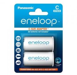 Panasonic Eneloop - adapter AA to C méretre (2db) (BQ-BS2E/2E) (BQ-BS2E-2E)