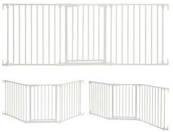 Dreambaby Discovery 3 biztonsági ajtórács 74, 5-195 cm - fehér - pepita